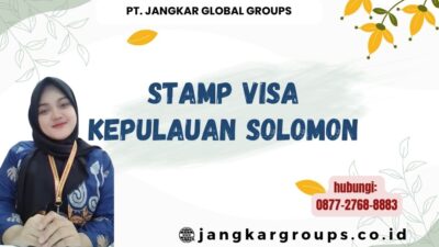 Stamp Visa Kepulauan Solomon