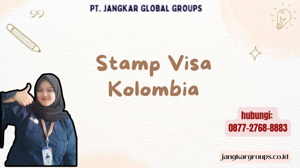 Stamp Visa Kolombia
