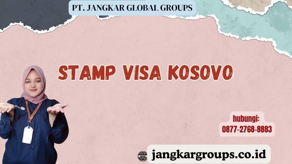 Stamp Visa Kosovo