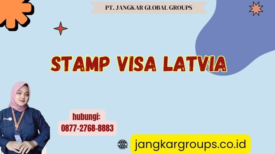 Stamp Visa Latvia