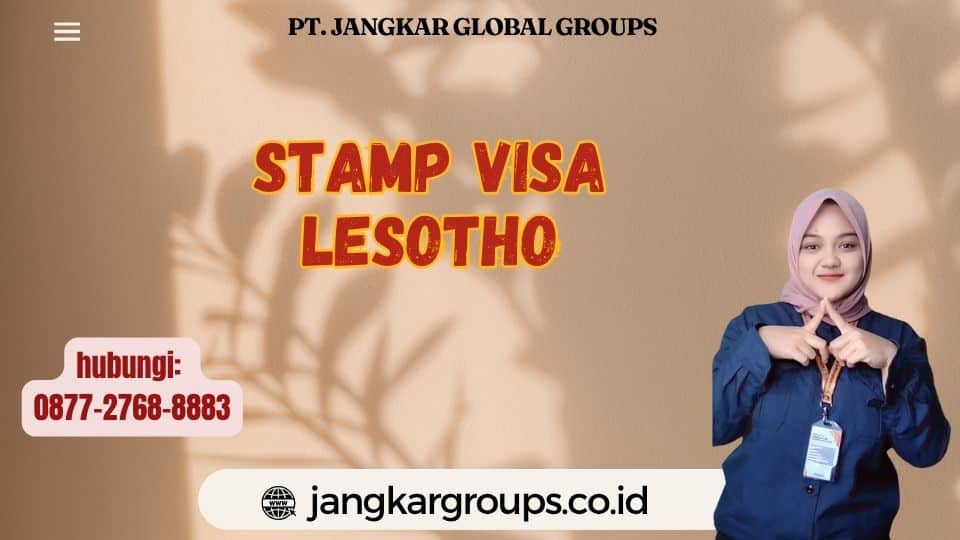 Stamp Visa Lesotho