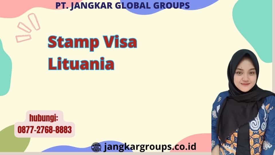 Stamp Visa Lituania
