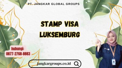 Stamp Visa Luksemburg