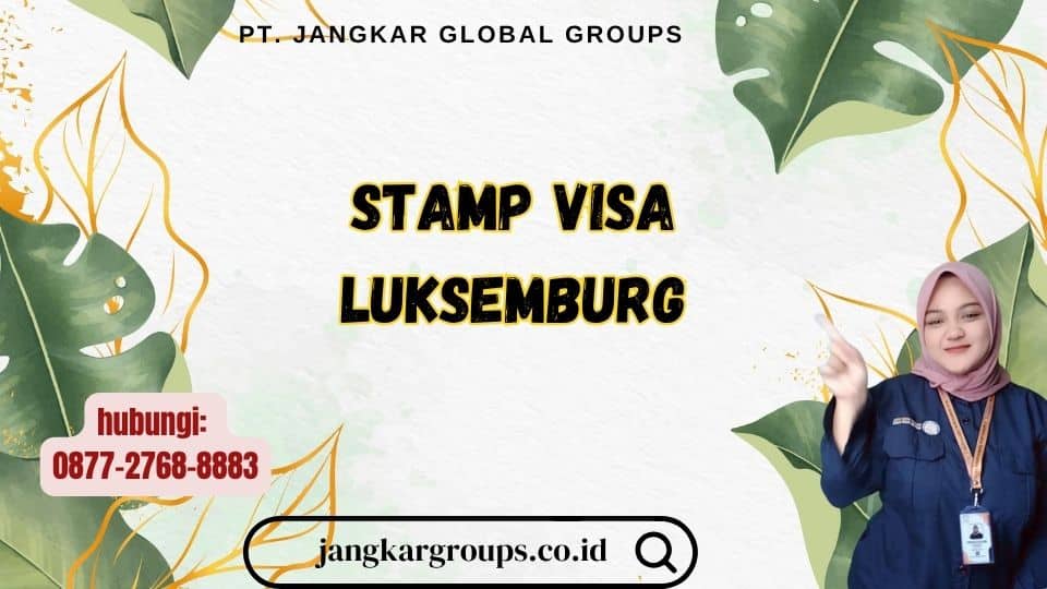 Stamp Visa Luksemburg