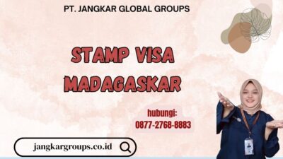 Stamp Visa Madagaskar