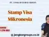 Stamp Visa Mikronesia