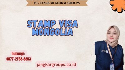 Stamp Visa Mongolia