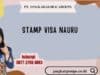Stamp Visa Nauru