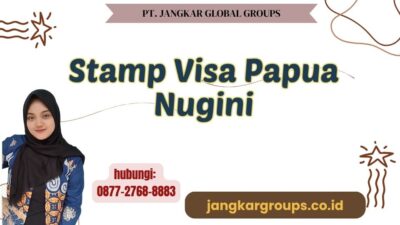 Stamp Visa Papua Nugini