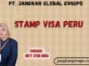 Stamp Visa Peru