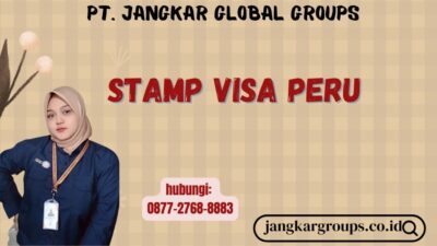 Stamp Visa Peru