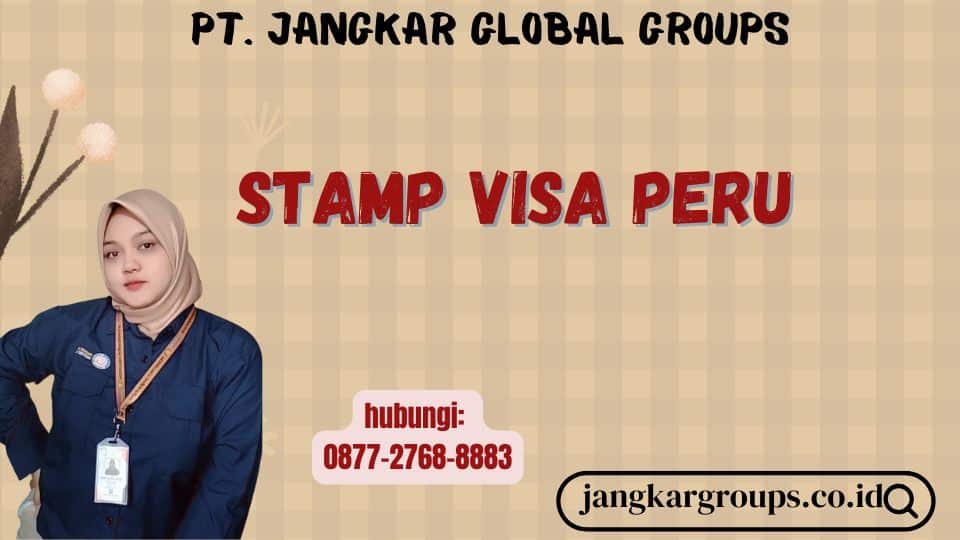 Stamp Visa Peru