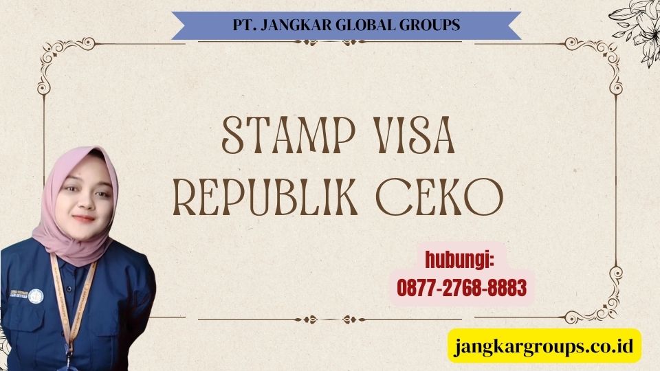 Stamp Visa Republik Ceko