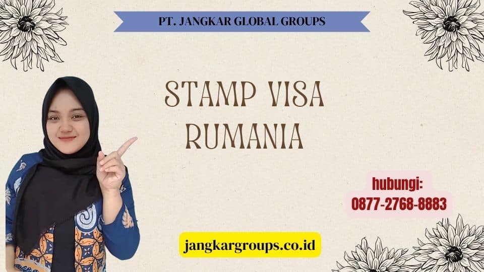Stamp Visa Rumania