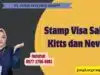 Stamp Visa Saint Kitts dan Nevis