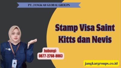 Stamp Visa Saint Kitts dan Nevis