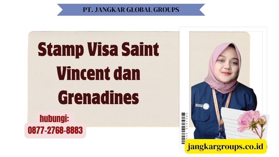 Stamp Visa Saint Vincent dan Grenadines