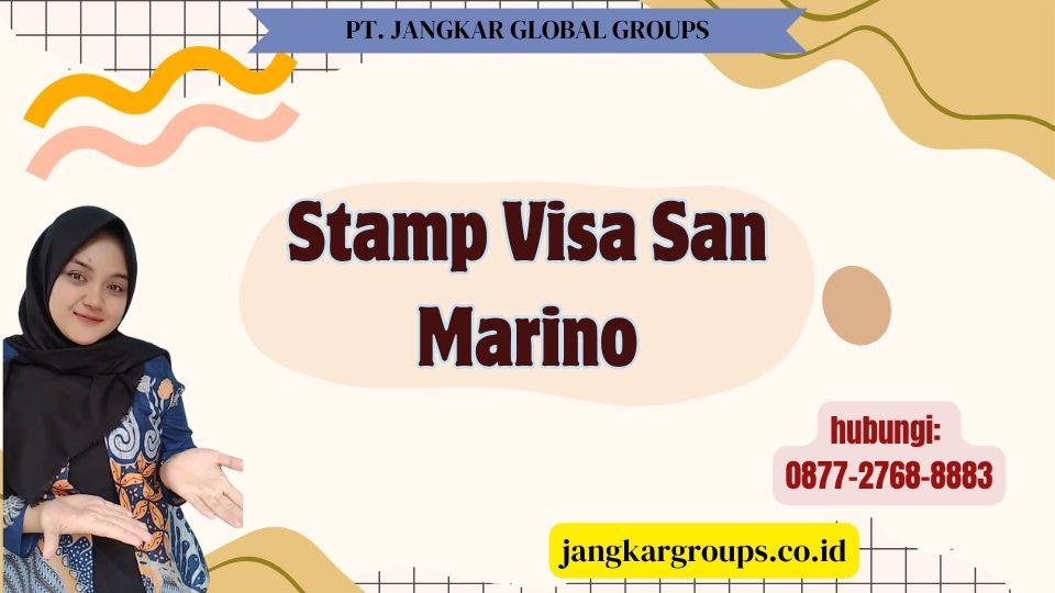 Stamp Visa San Marino