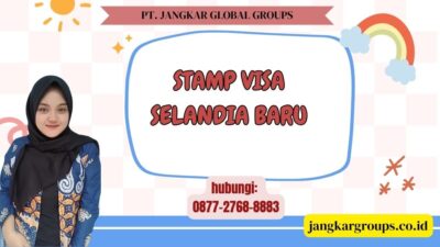 Stamp Visa Selandia Baru