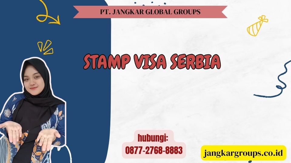 Stamp Visa Serbia