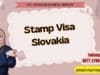 Stamp Visa Slovakia
