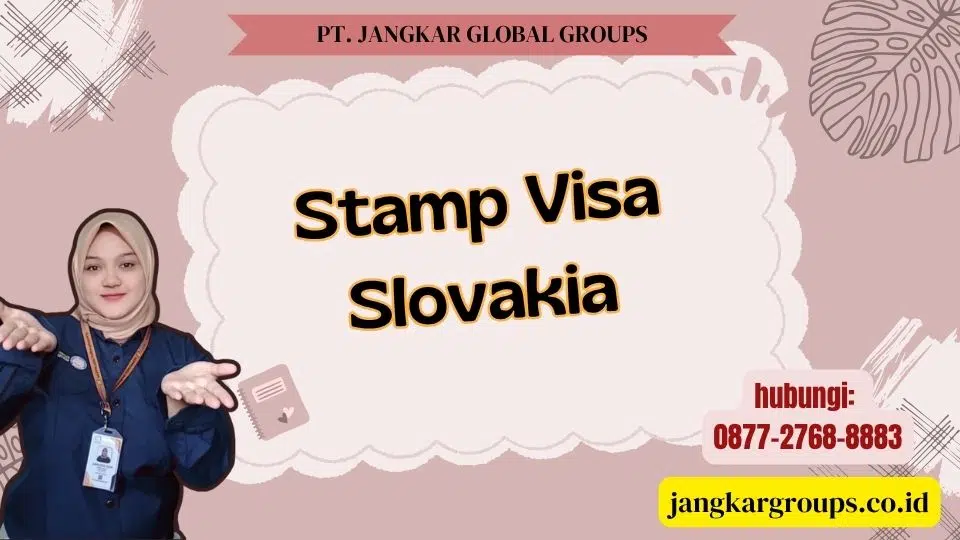 Stamp Visa Slovakia