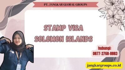 Stamp Visa Solomon Islands