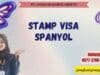 Stamp Visa Spanyol