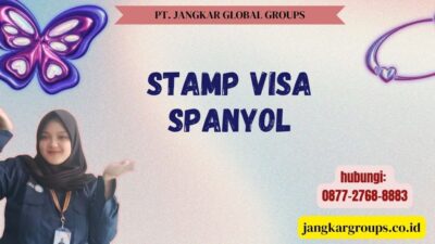 Stamp Visa Spanyol