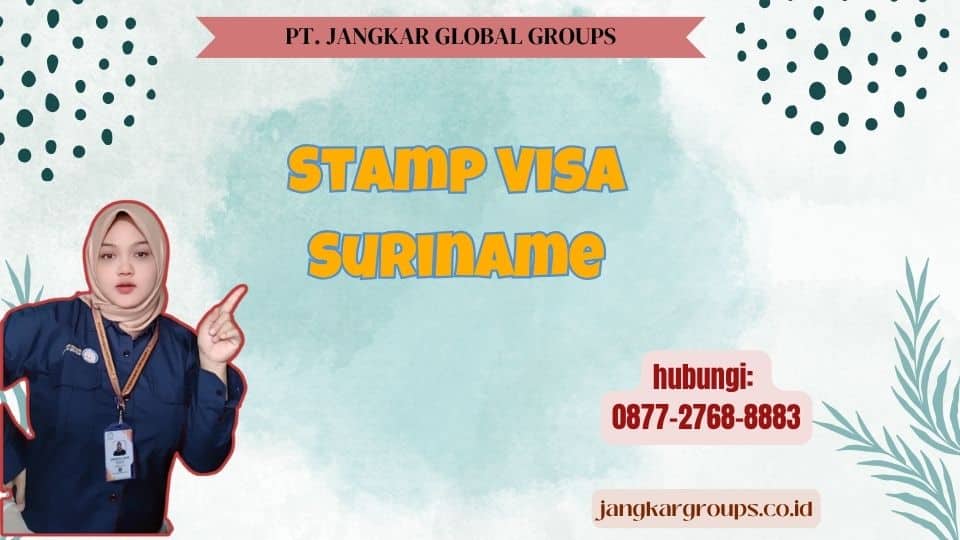 Stamp Visa Suriname