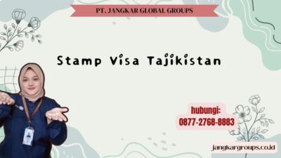 Stamp Visa Tajikistan