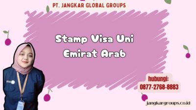Stamp Visa Uni Emirat Arab