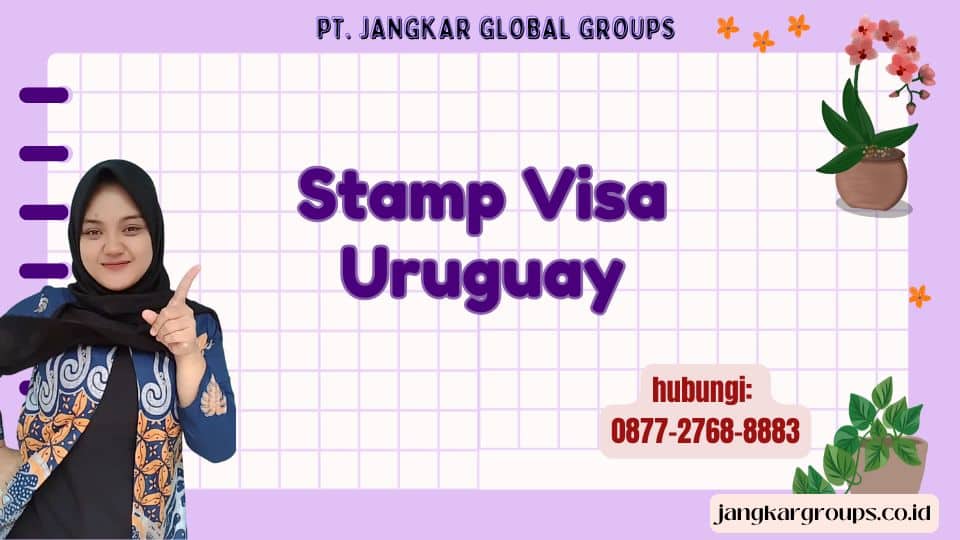 Stamp Visa Uruguay