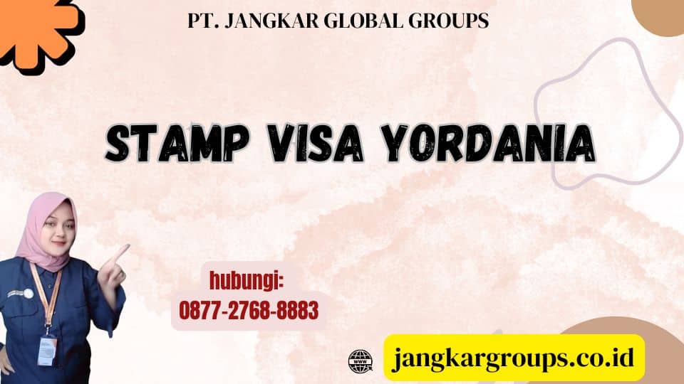 Stamp Visa Yordania