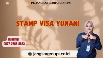 Stamp Visa Yunani