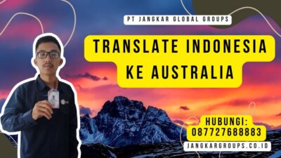 Translate Indonesia Ke Australia
