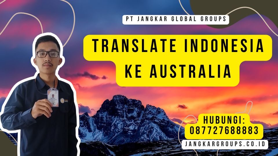 Translate Indonesia Ke Australia