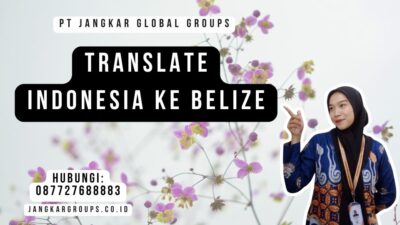 Translate Indonesia Ke Belize