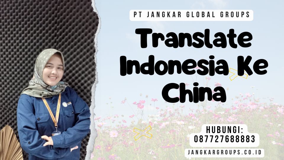 Translate Indonesia Ke China