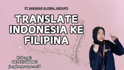 Translate Indonesia Ke Filipina