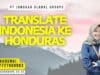 Translate Indonesia Ke Honduras