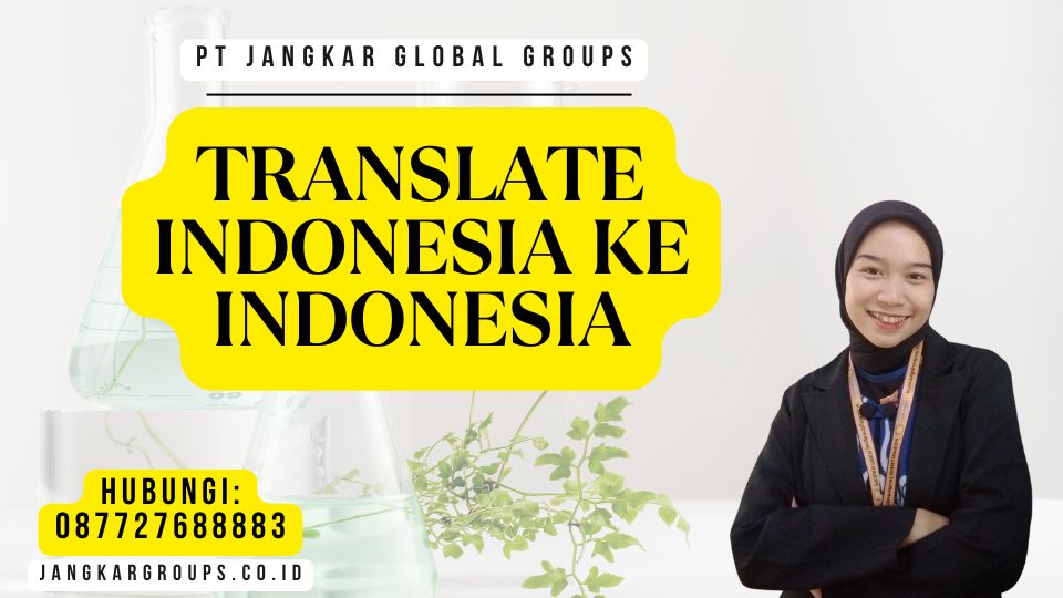 Translate Indonesia Ke Indonesia