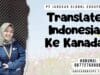 Translate Indonesia Ke Kanada