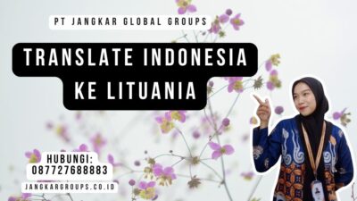 Translate Indonesia Ke Lituania