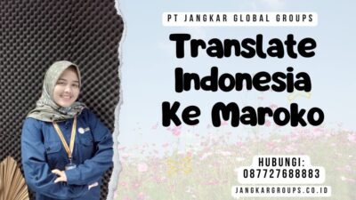 Translate Indonesia Ke Maroko