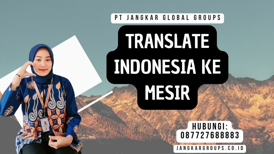 Translate Indonesia Ke Mesir