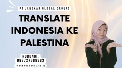 Translate Indonesia Ke Palestina