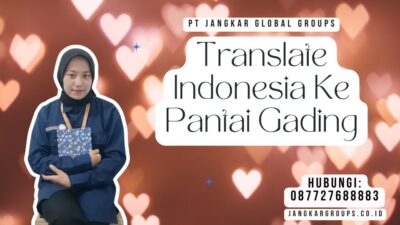 Translate Indonesia Ke Pantai Gading
