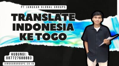 Translate Indonesia Ke Togo