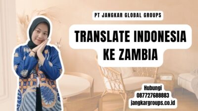 Translate Indonesia Ke Zambia